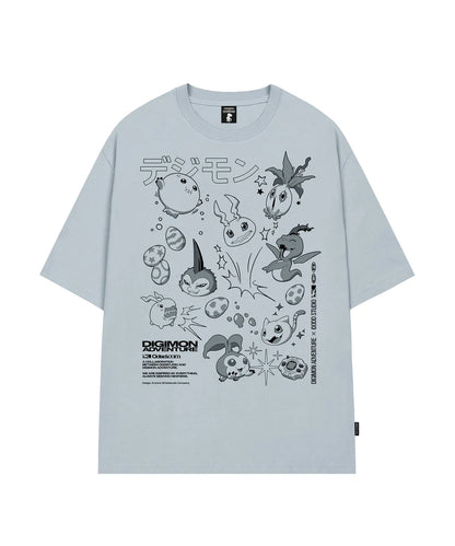 [Digimon X Odd Studio] In-Training II Stage Digimon Overfit T-shirt