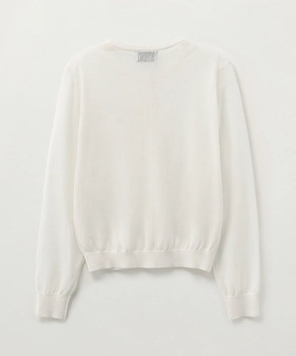 [Park Gyu-young wearing] Satur (W) Sheer Linen Long Sleeve Cardigan