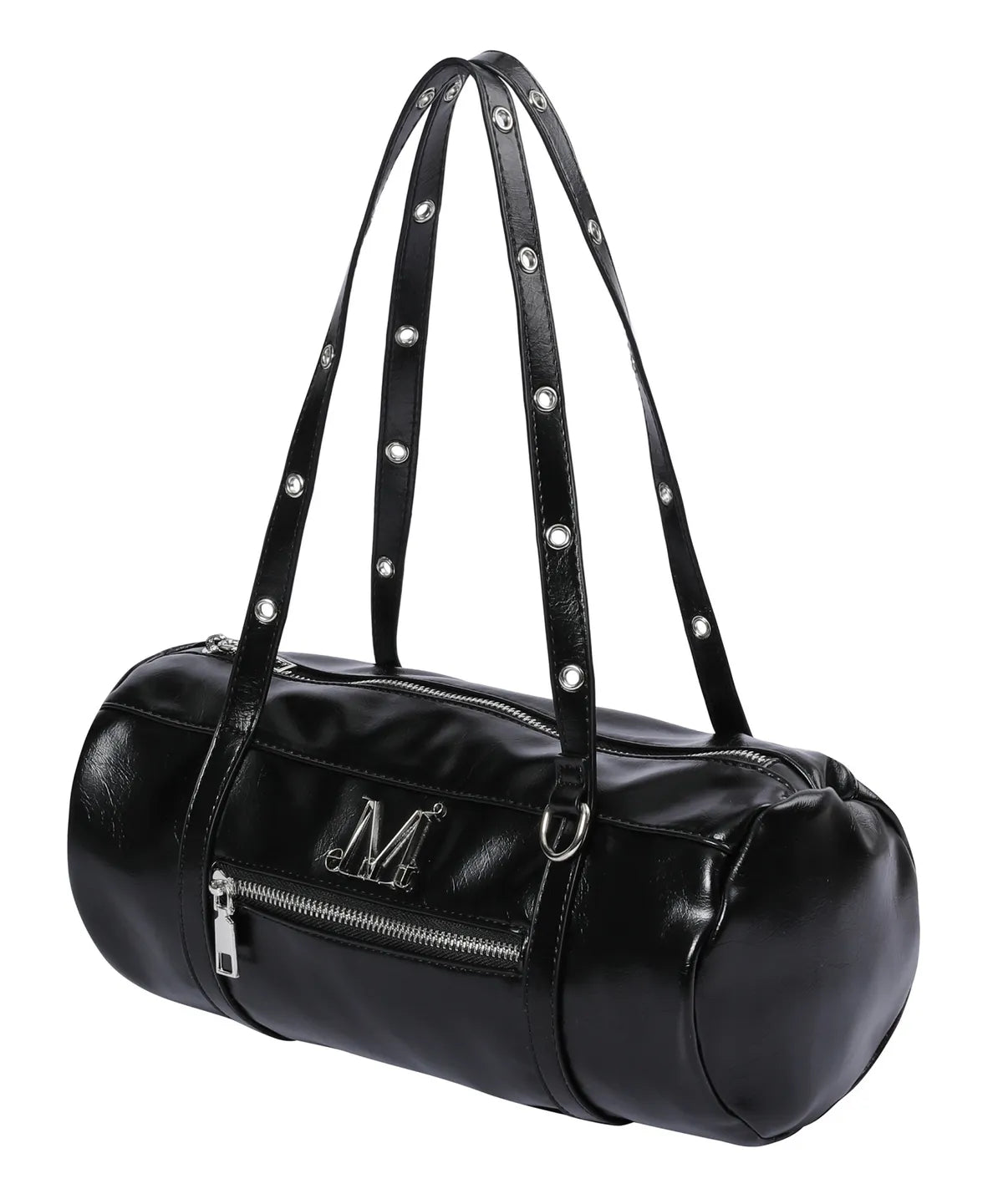 MUCENT Nox Metal Logo Eyelet Strap Shoulder Bag