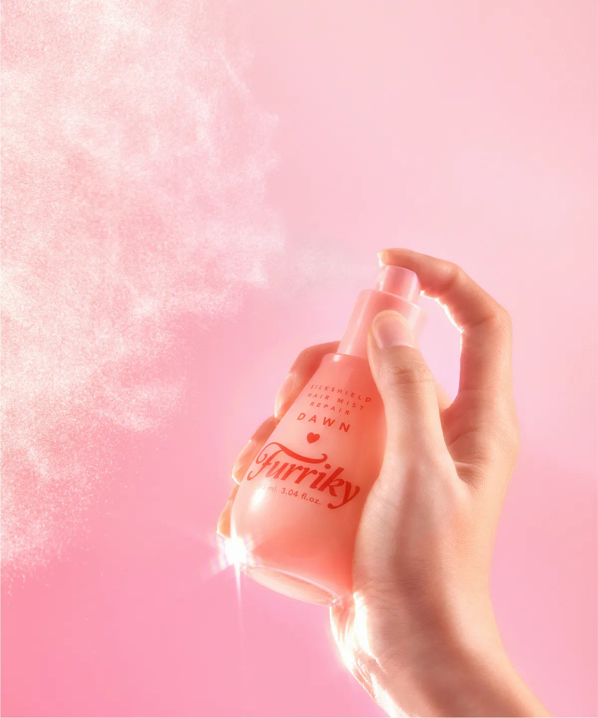 FURRY Silk Shield Hair Perfume Mist Glow & Keyring Set