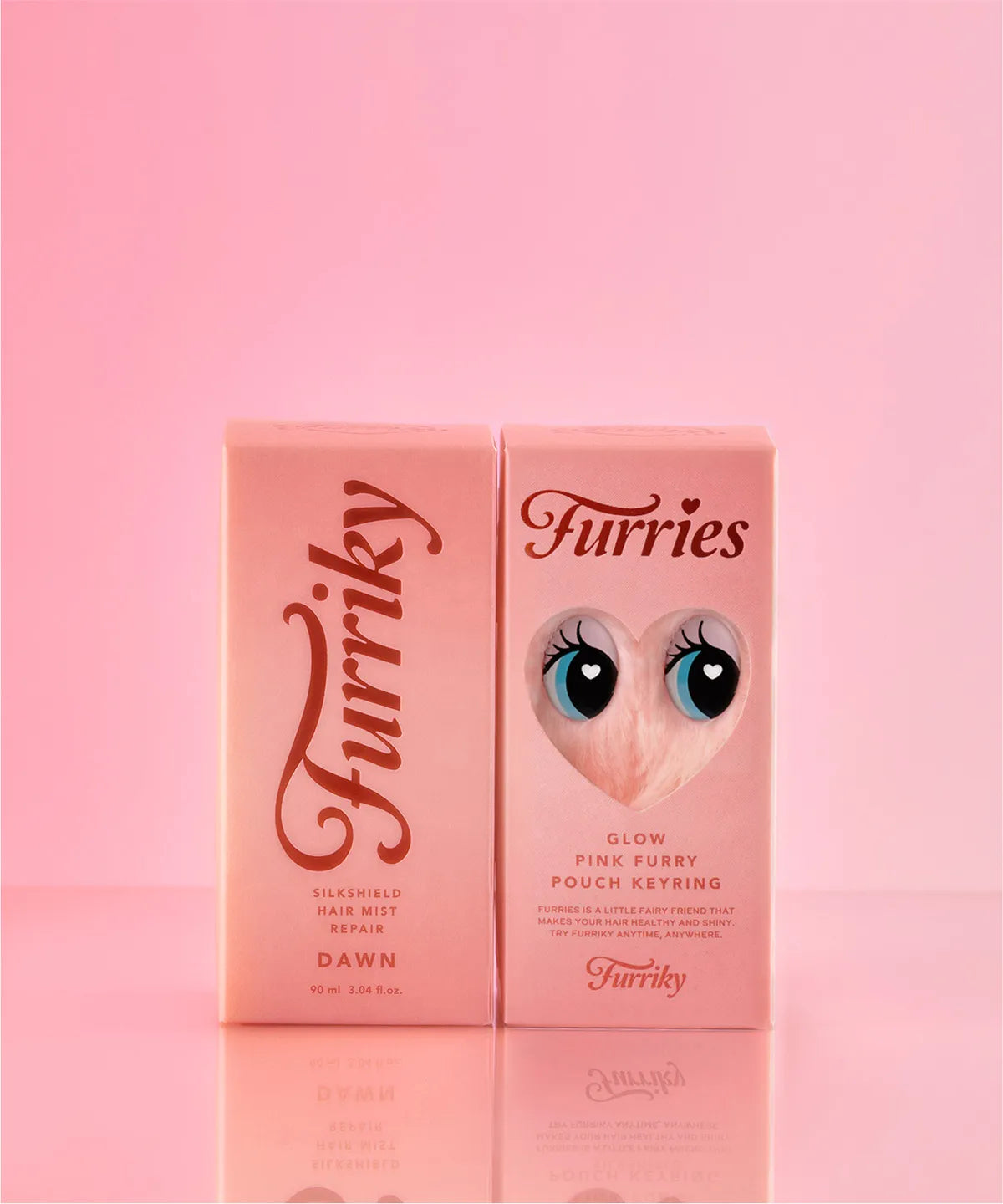 FURRY Silk Shield Hair Perfume Mist Glow & Keyring Set