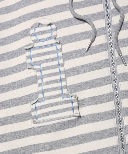 [Ive Rei Worn] YOUHEE I Love Applique Hood Zip-Up