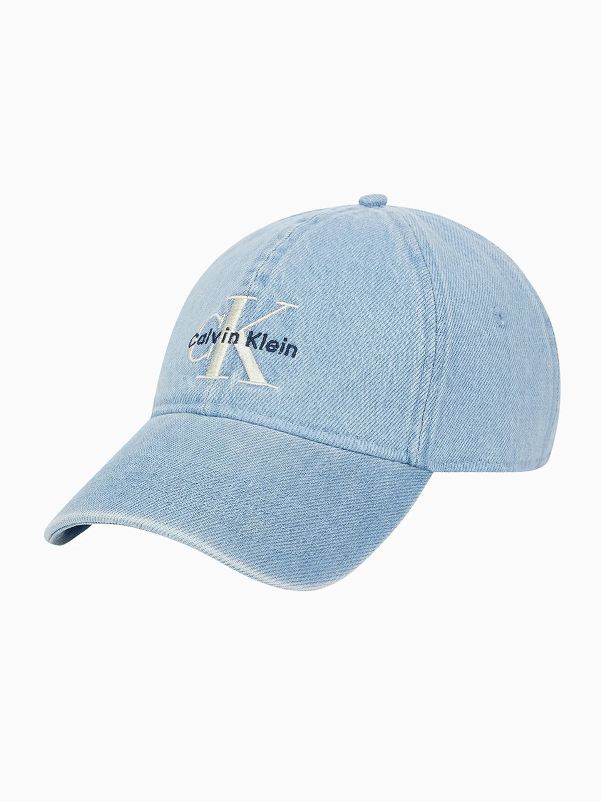 [BTS Jungkook Worn] Calvin Klein Jeans Unisex Monogram Denim Embroidered Ball Cap