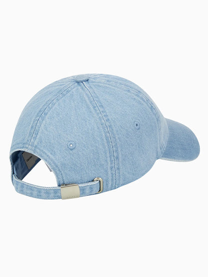 [BTS Jungkook Worn] Calvin Klein Jeans Unisex Monogram Denim Embroidered Ball Cap