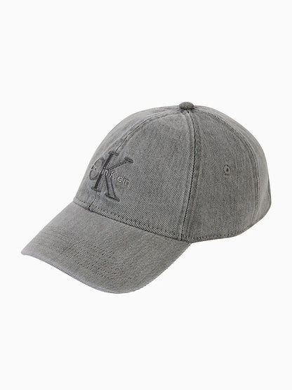 [BTS Jungkook Worn] Calvin Klein Jeans Unisex Monogram Denim Embroidered Ball Cap