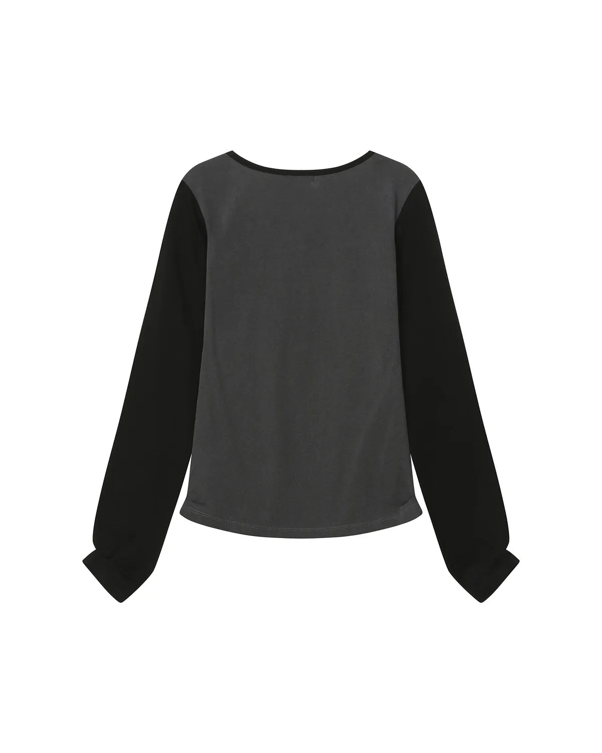 [Cho Yi-hyun Pick] Miseki Seoul Henley Neck Long Sleeves Charcoal