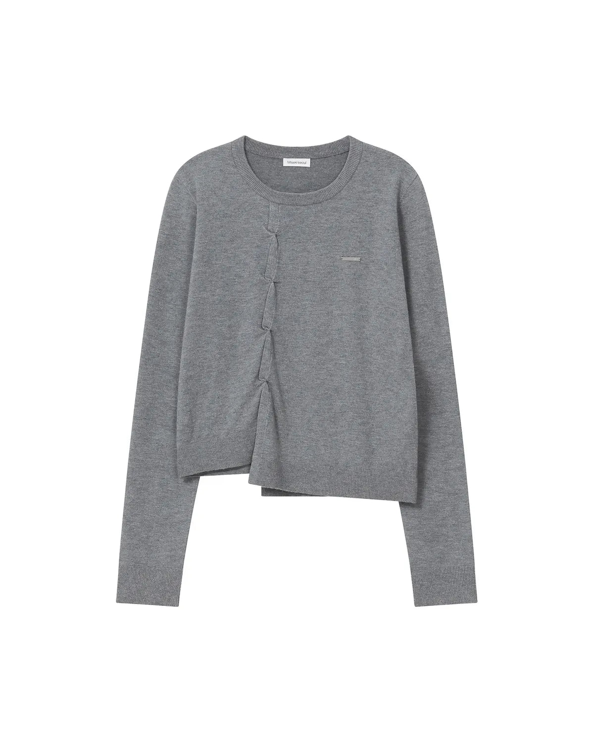 [Cho Yi-hyun Pick] Miseki Seoul Origami Pleats Knit Top