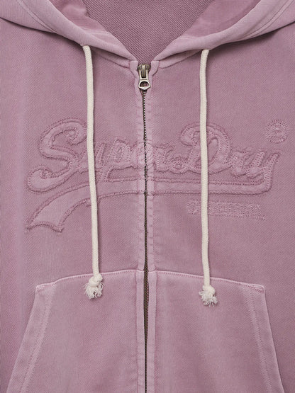 Illit X Superdry W Applique Vintage Hooded Zip-Up