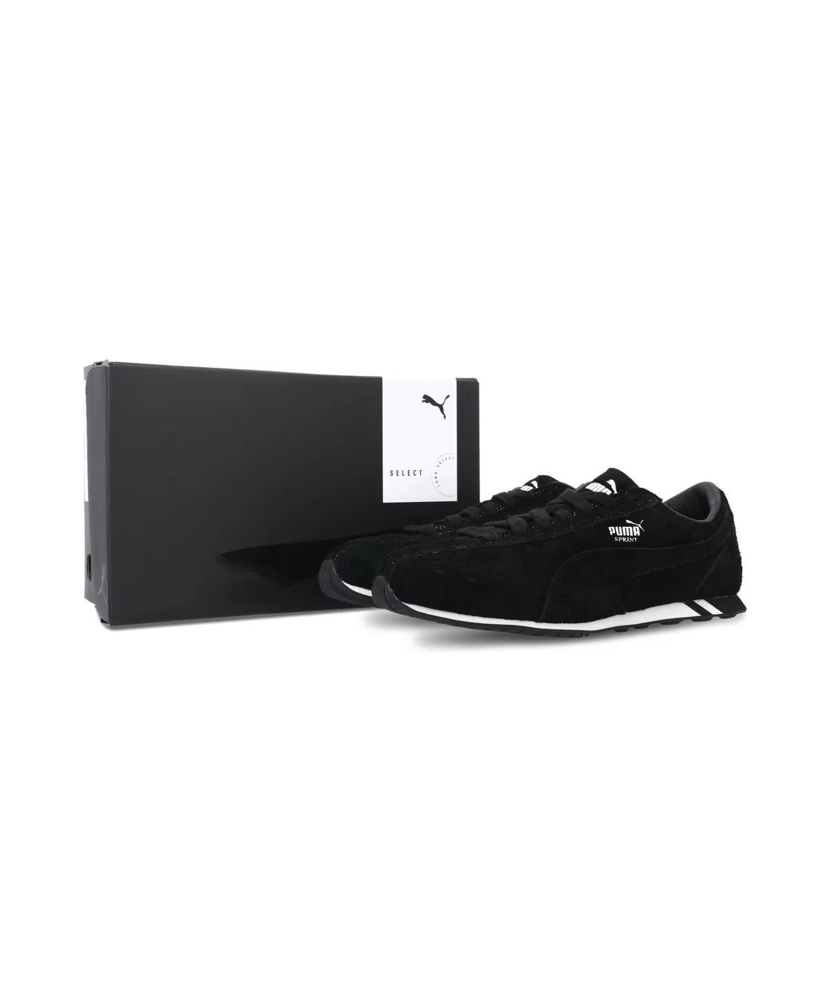 [TXT Soobin's Worn] Puma Sprint - (Hairy Suede) Black: Forest / 406113-02