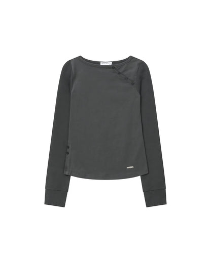 [Cho Yi-hyun Pick] Miseki Seoul Slash Button Long Sleeves