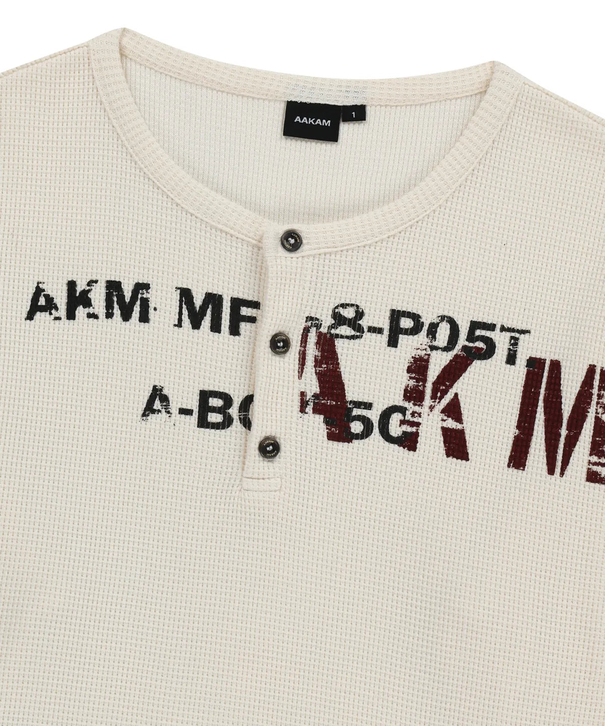 [Enhypen Jungwon Worn] Aakam Waffle Henry Neck Long Sleeve