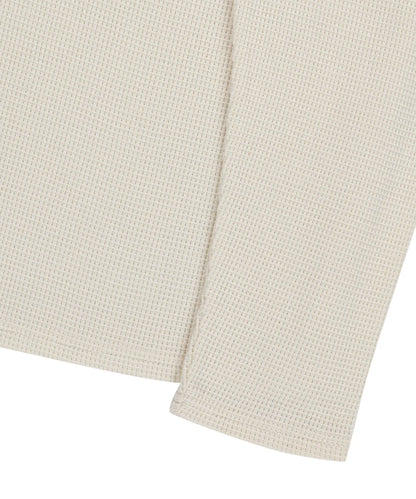 [Enhypen Jungwon Worn] Aakam Waffle Henry Neck Long Sleeve