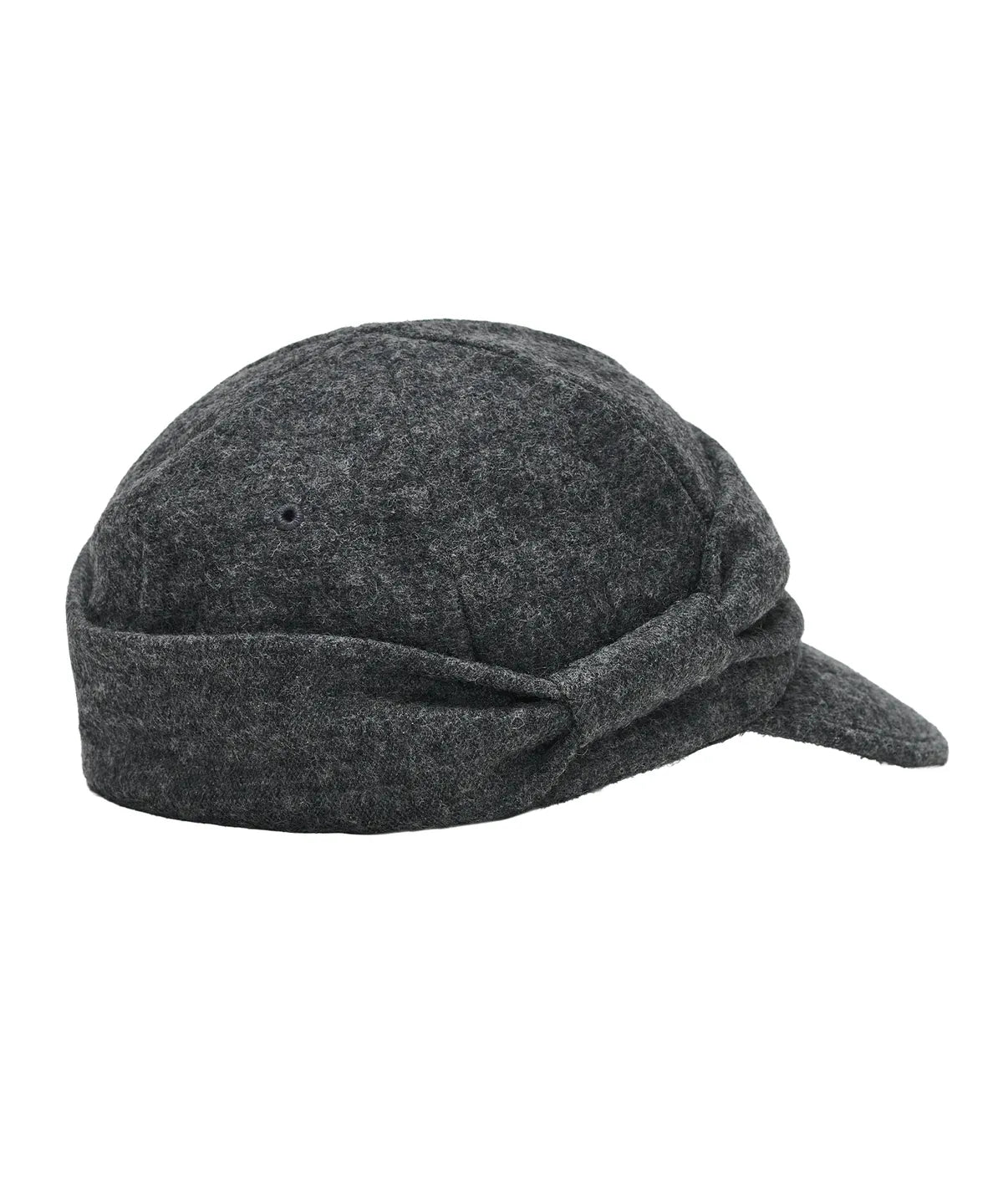 [Illit Wonhee Worn] Type Service Wool Belted Cap [Charcoal]