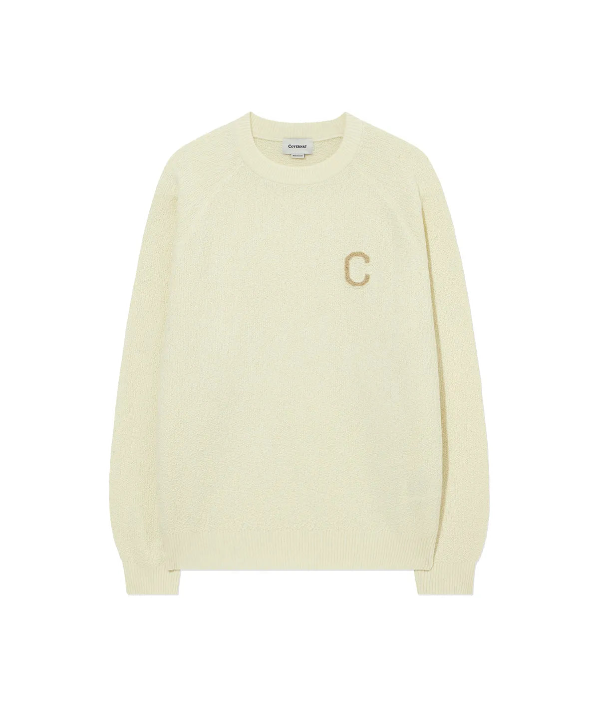 [TXT Soobin Worn Inner] Covernat Middle C Logo Knit Sweater