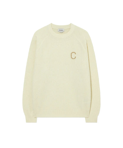 [TXT Soobin Worn Inner] Covernat Middle C Logo Knit Sweater