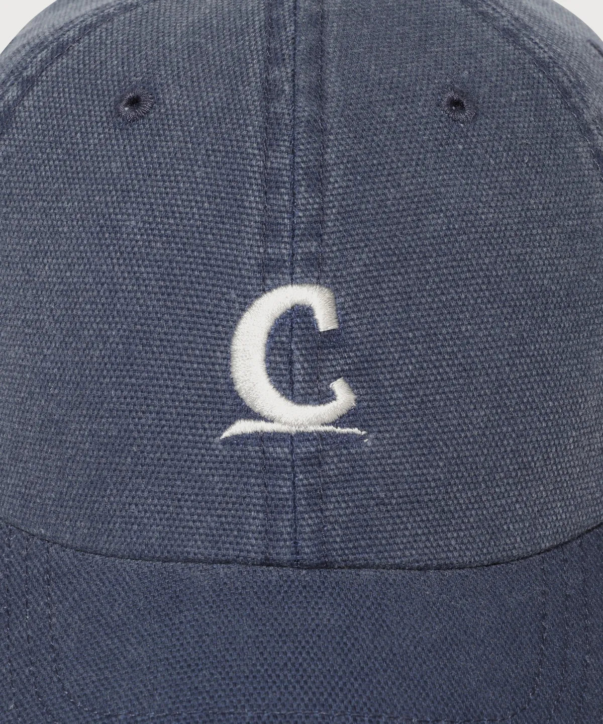 [TXT Soobin Worn] Covernat Symbol Logo Oxford Washed Ball Cap Navy