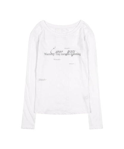 [Aespa Winter Worn] Fancy Club Back Cross Long Sleeve