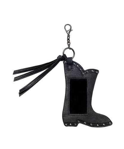 FANCY CLUB Belted Washed Leather Mini Bag