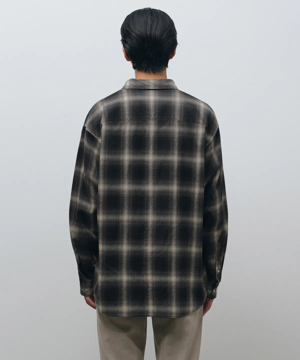 [Lee Do-hyun Pick] 25FW MS Relaxed Flannel Ombre Check Shirt