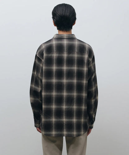 [Lee Do-hyun Pick] 25FW MS Relaxed Flannel Ombre Check Shirt