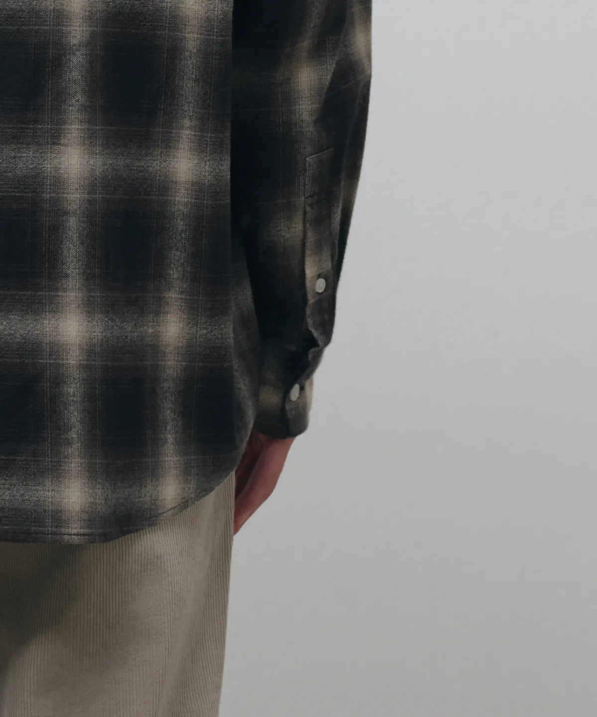 [Lee Do-hyun Pick] 25FW MS Relaxed Flannel Ombre Check Shirt