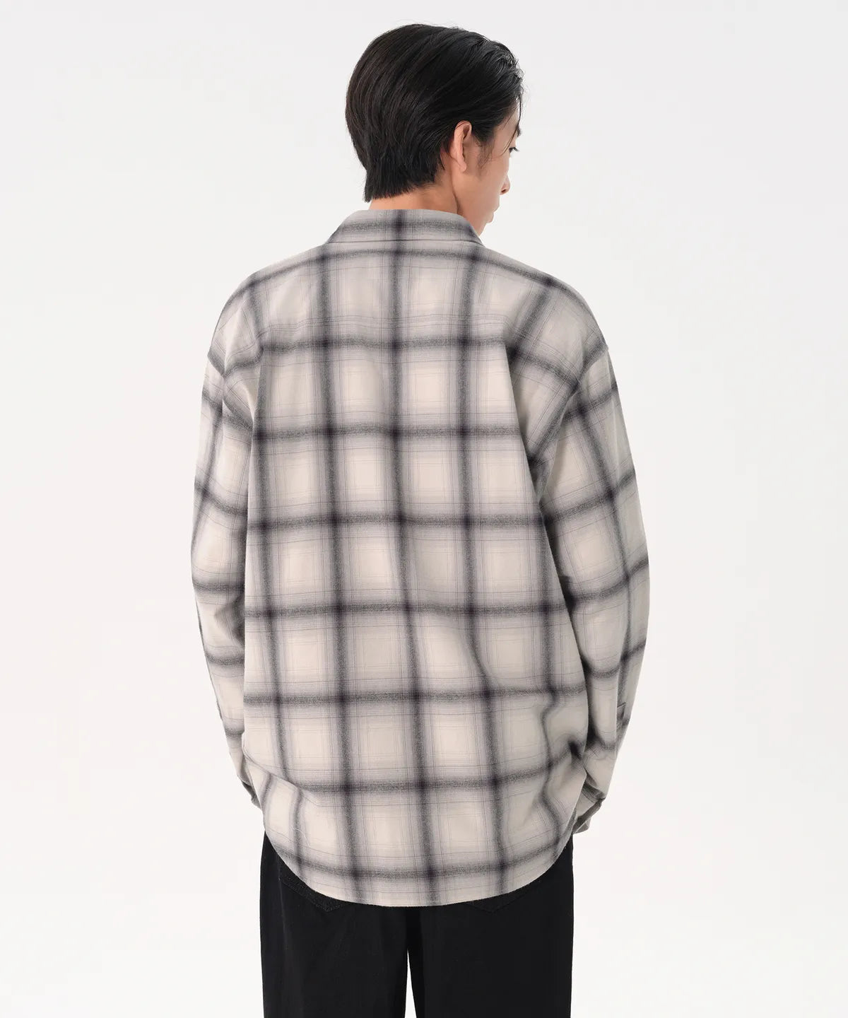 [Lee Do-hyun Pick] 25FW MS Relaxed Flannel Ombre Check Shirt