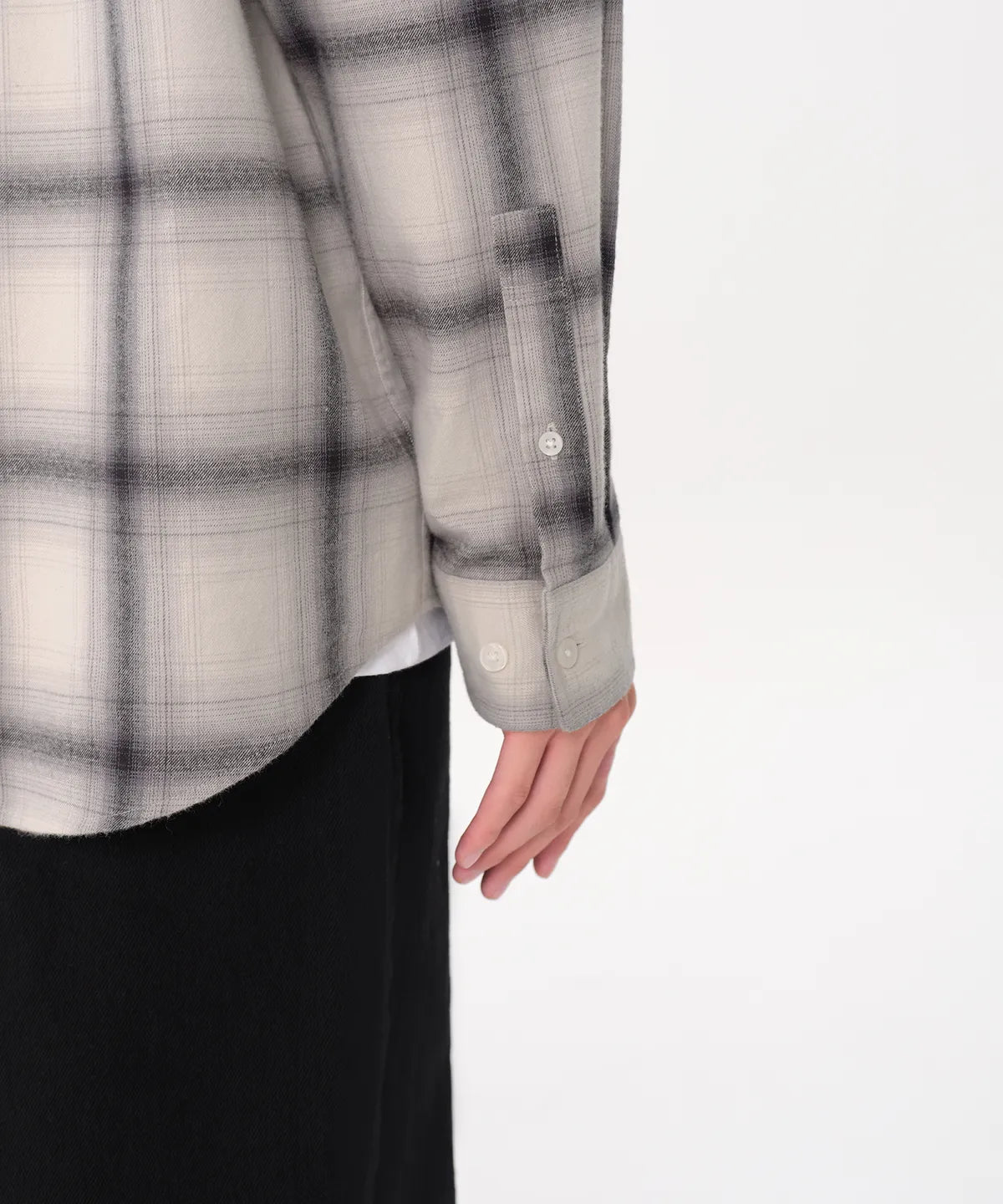 [Lee Do-hyun Pick] 25FW MS Relaxed Flannel Ombre Check Shirt
