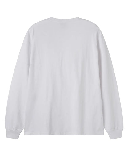 [BoyNextDoor Riwoo Worn] OY Bold Patch L/S Tee