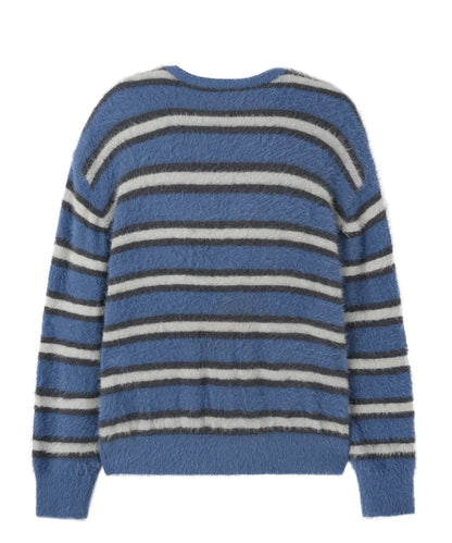 [Seventeen Seungkwan Worn] OY Hairy Stripe Knit Cardigan