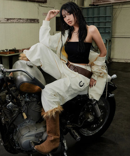 [Kiss Of Life Natty] Plac Women Loose Fit Sweatpants