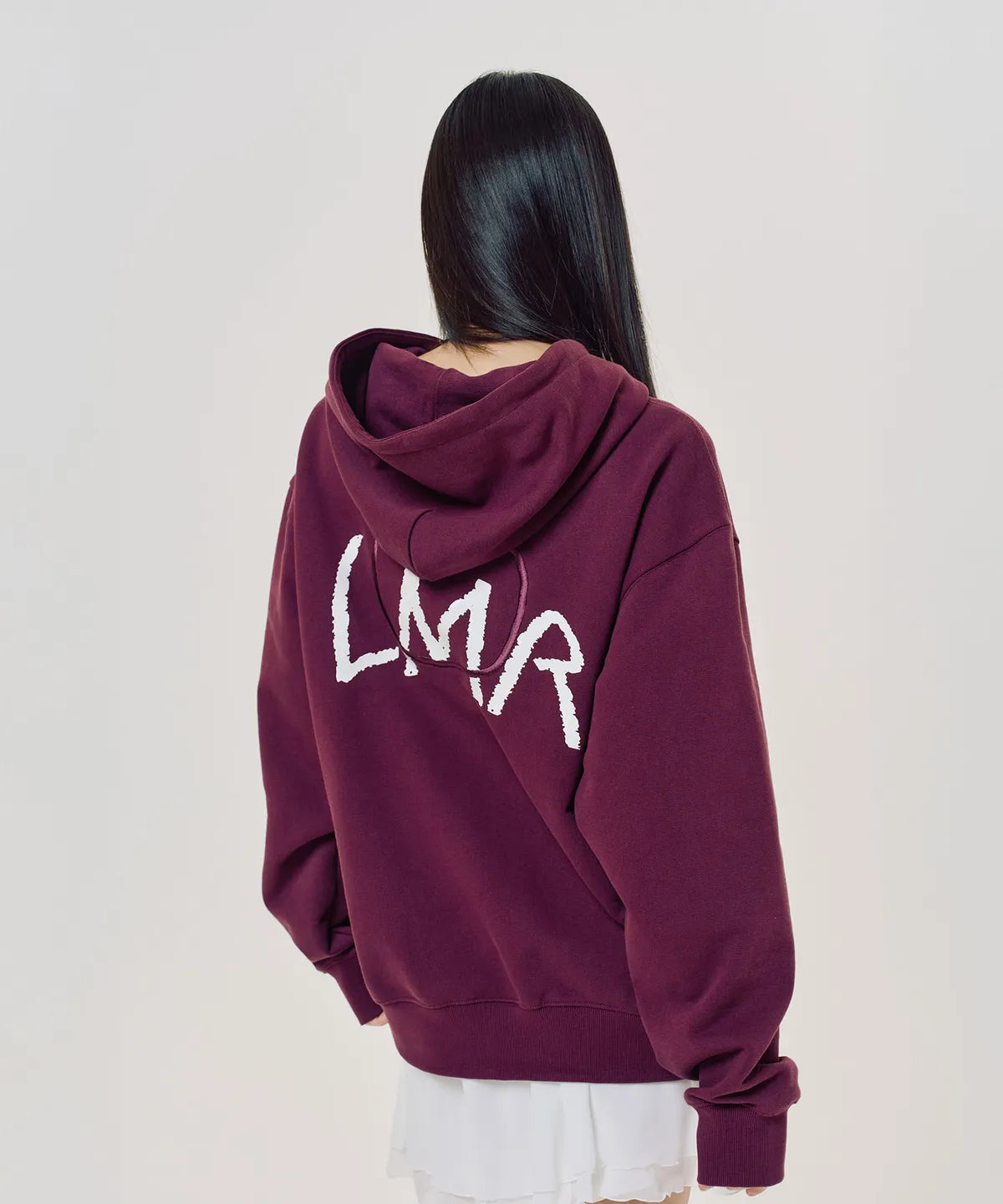 [Seventeen Mingyu Worn] LMR Silicone Wappen Big Logo Hoodie
