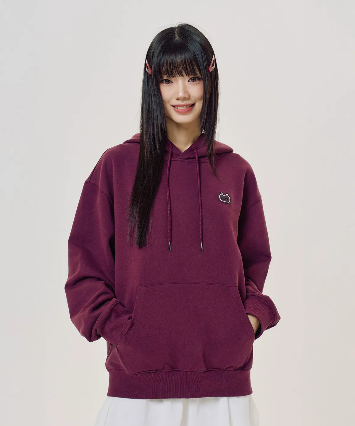 [Seventeen Mingyu Worn] LMR Silicone Wappen Big Logo Hoodie
