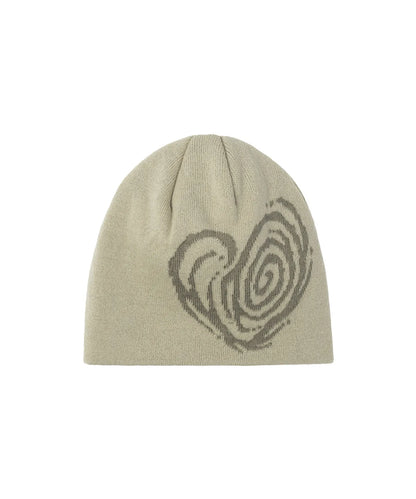 [Seventeen S.Coups Worn] OY Swirl Heart Beanie