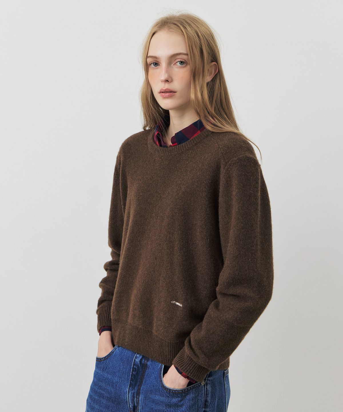 [Nct Doyoung Pick]25FW Citybreeze Wool Essential Round Neck Knit