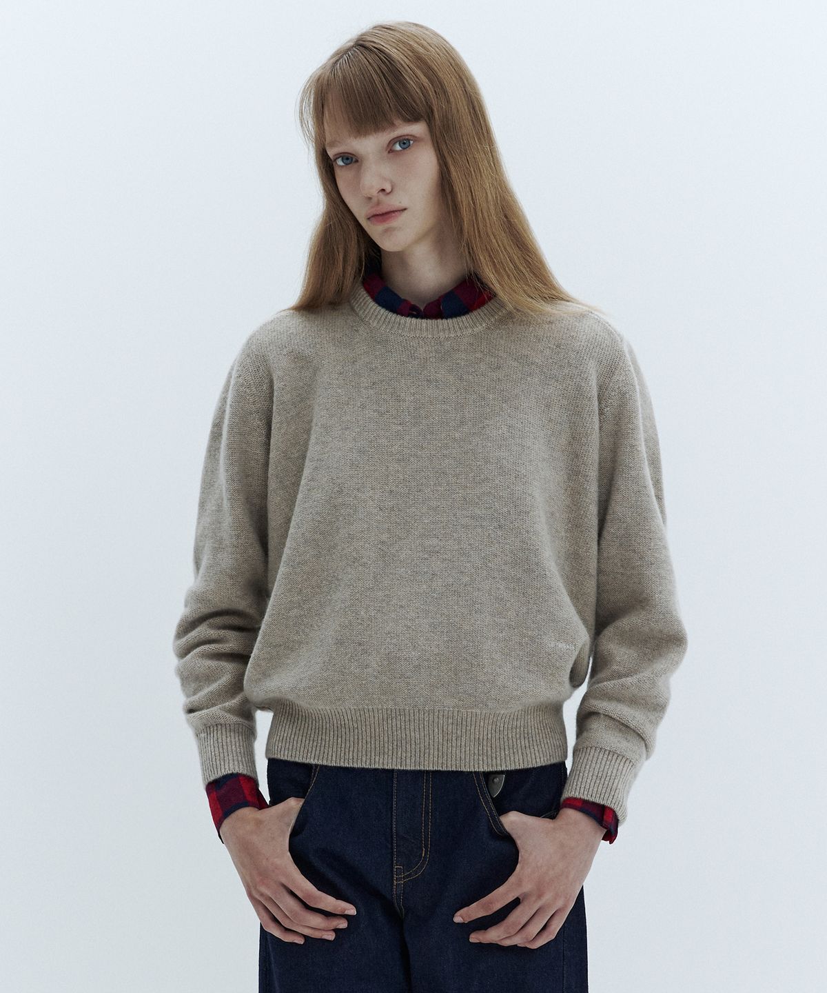 [Nct Doyoung Pick]25FW Citybreeze Wool Essential Round Neck Knit