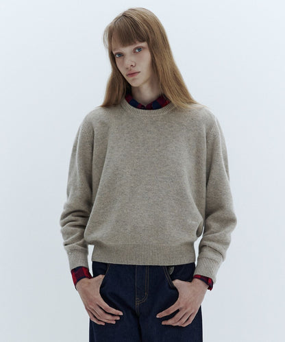 [Nct Doyoung Pick]25FW Citybreeze Wool Essential Round Neck Knit