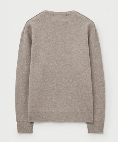 [Riize Pick] 25FW Satur Basic Logo Jacquard Crew Neck Knit