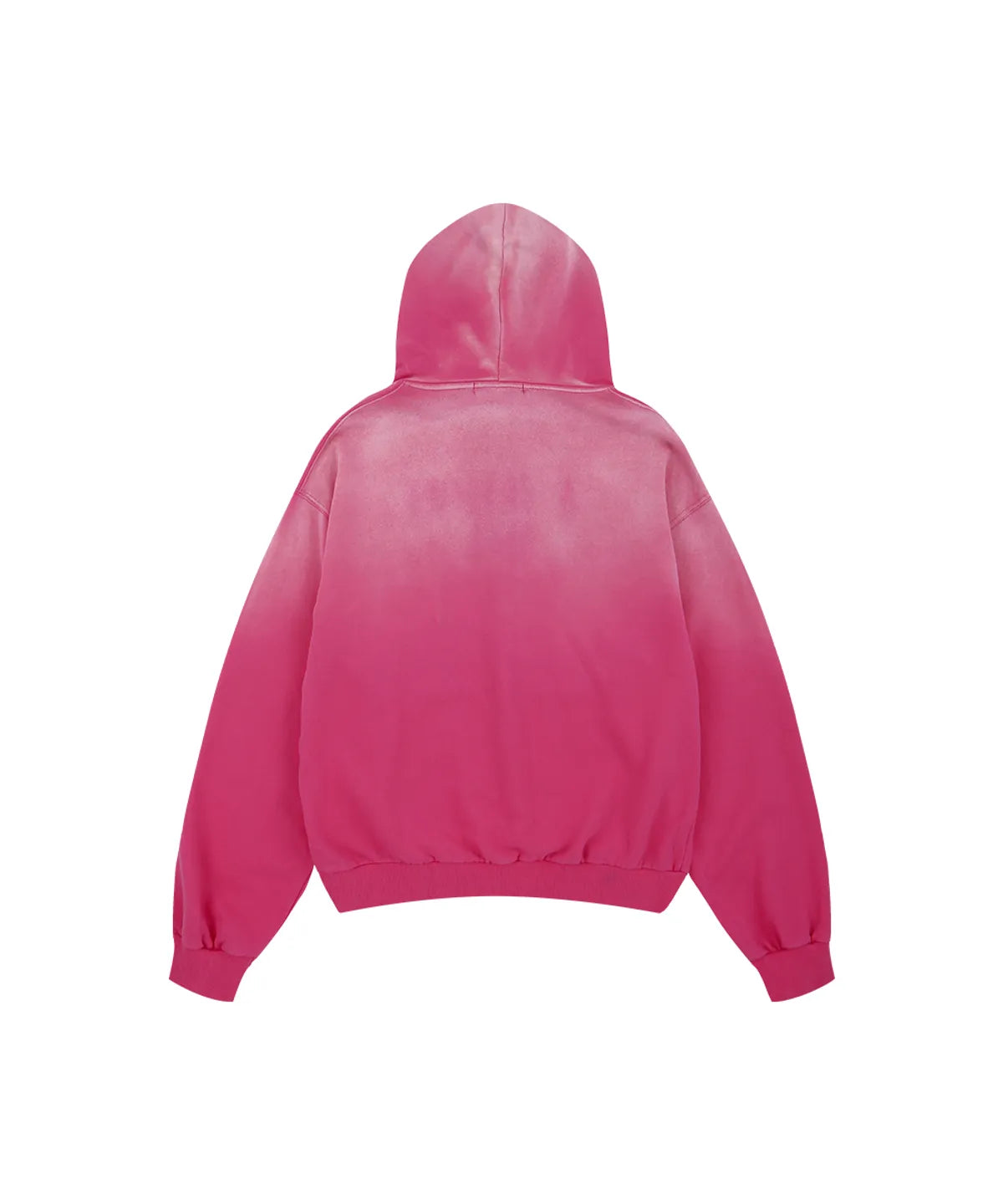 [Hearts2Hearts Stella Worn]Grailz Over Graphic Vintage Zip Hoodie - Pink