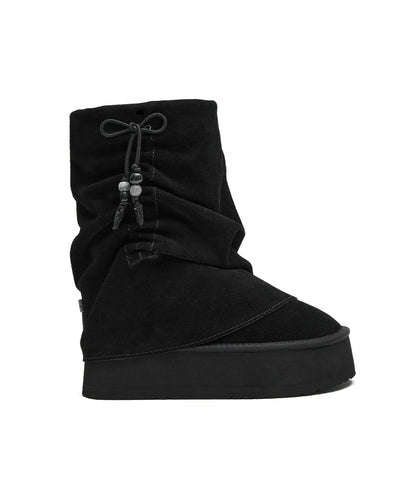 Rockfish Weatherwear Gathered Maxi Folded Boots Middle