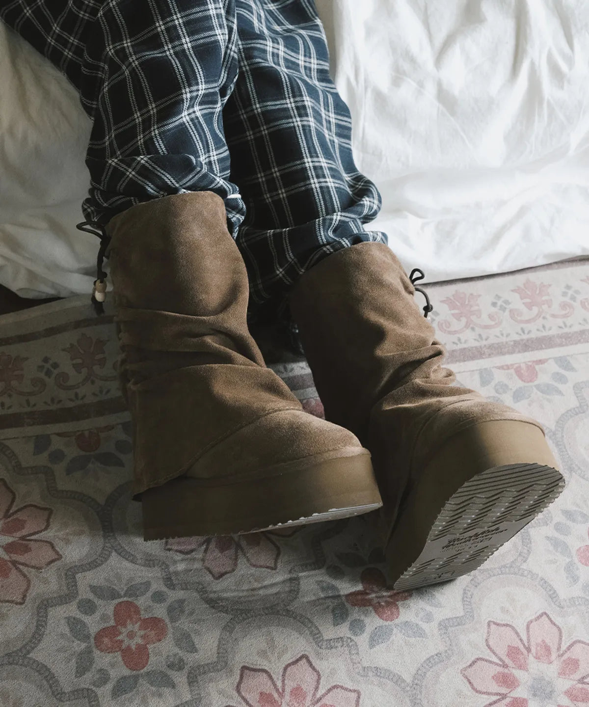 Rockfish Weatherwear Gathered Maxi Folded Boots Middle