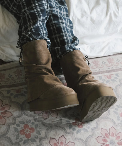 Rockfish Weatherwear Gathered Maxi Folded Boots Middle