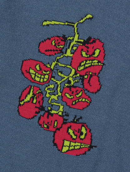 [Ateez San Worn] YESEYESEE Cherry Tomatoes Graphic Knit Pullover