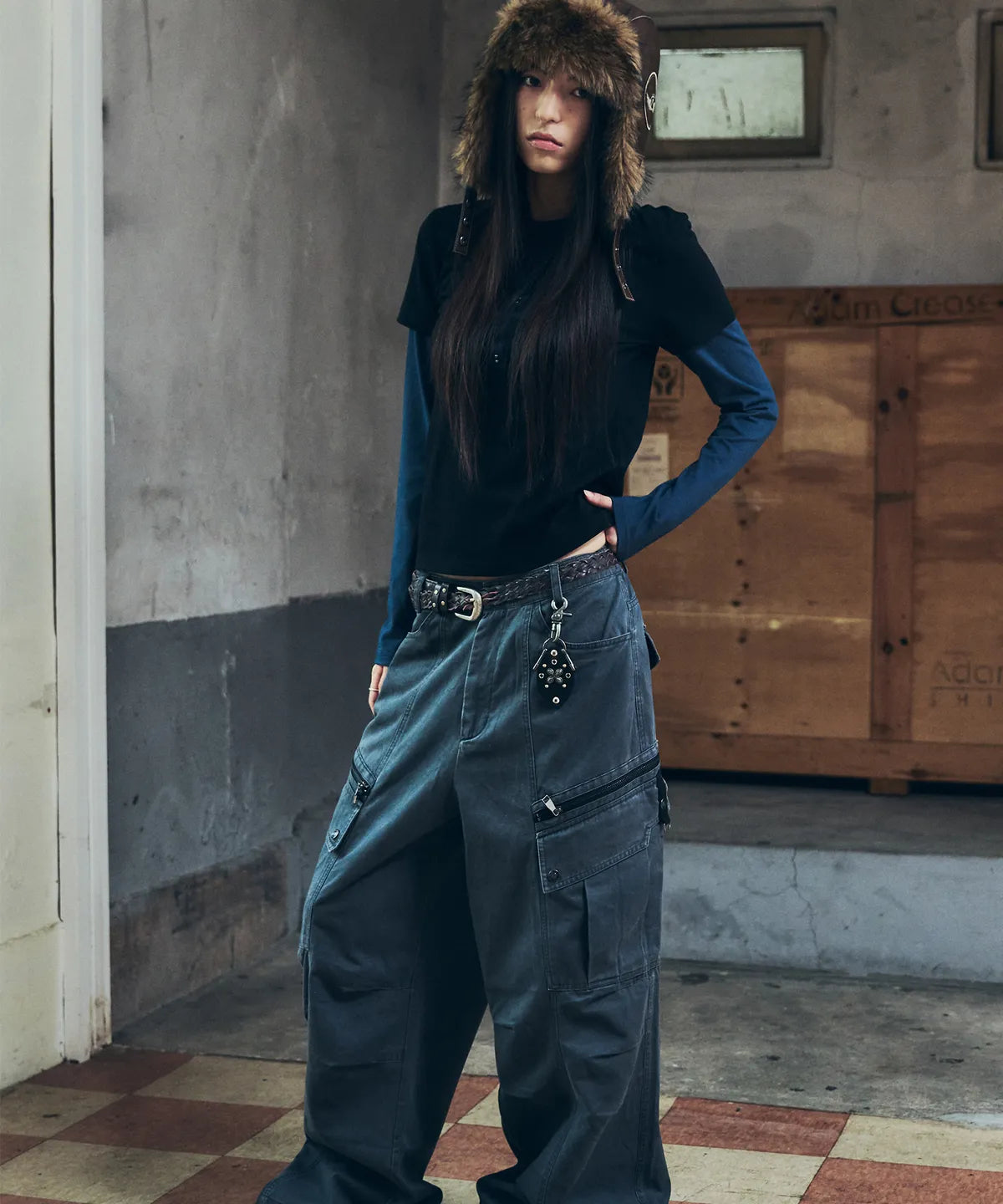 [Boynextdoor Liu Worn] Aakam Wings layered Long Sleeve