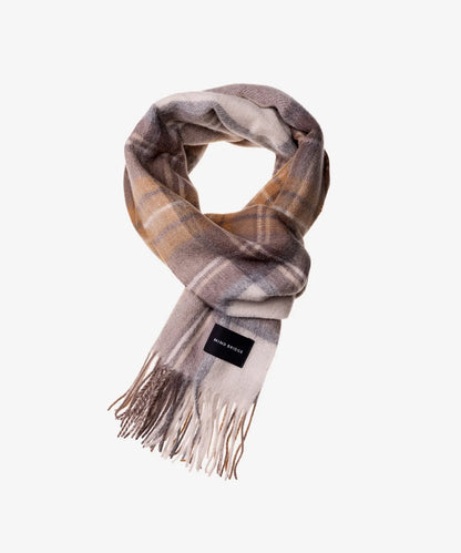 [Mind Bridge Jun Hae-In Pick] 100% Wool Check Daily Muffler