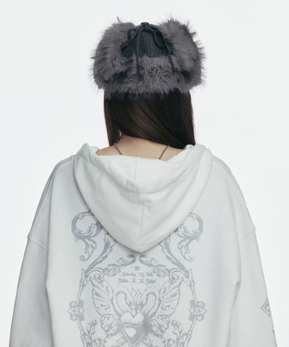 Gila Archive Faux Fur Hotfix Logo Earflap Cap