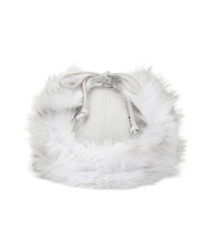 Gila Archive Faux Fur Hotfix Logo Earflap Cap