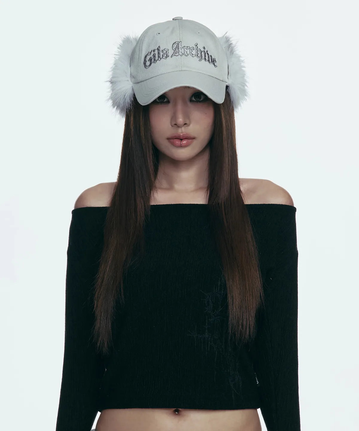 Gila Archive Faux Fur Hotfix Logo Earflap Cap