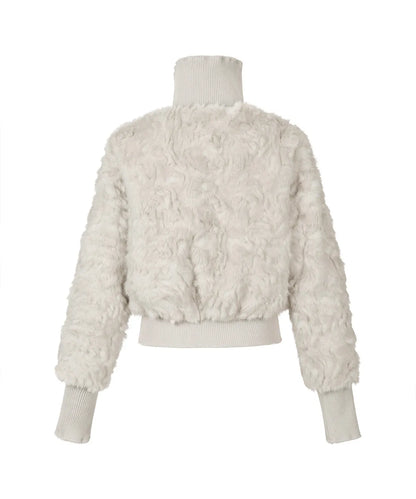 Gila Archive Faux Fur Belt Zip Jacket