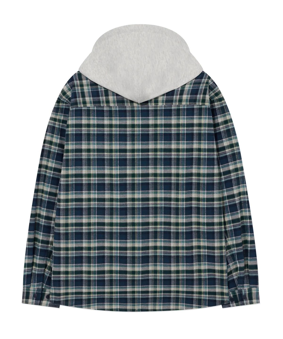 [TXT Soobin Worn] Covernat Overfit Hoodie Check Shirt Dark Blue