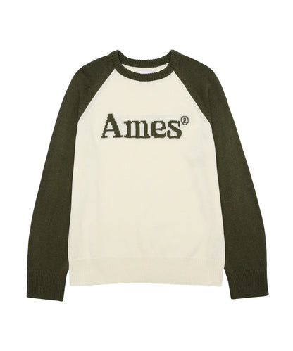 [Qwer Pick] 25FW Ames Basic Raglan Pullover Knit